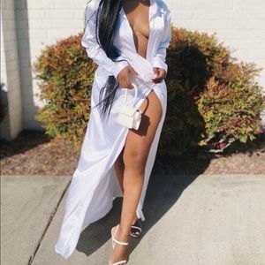 Satin Maxi Dress